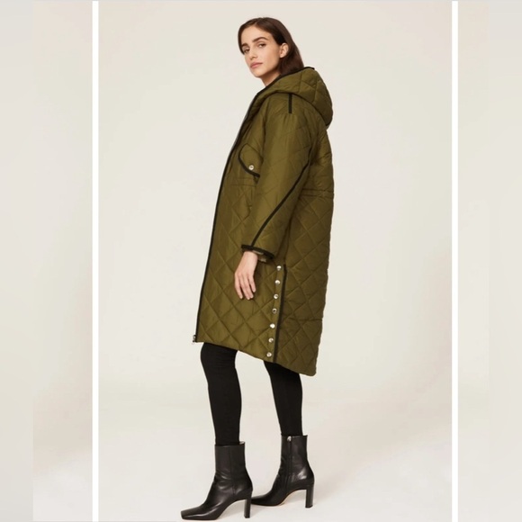 Maje Reversible Quilted Jacket size Large - Picture 1 of 16